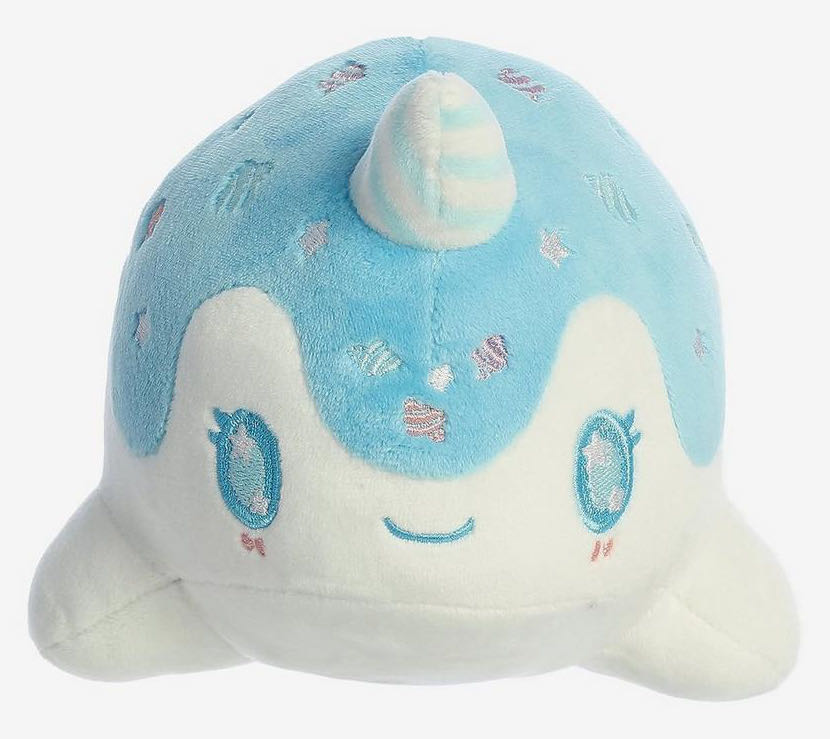 Tasty Peach • Blue Raspberry Norwhal  plush collectible - Main Image 1