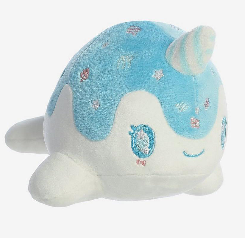 Tasty Peach • Blue Raspberry Norwhal  plush collectible - Main Image 2