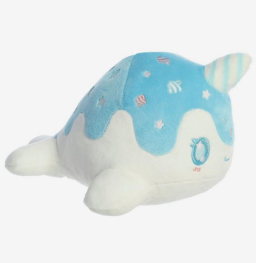 Tasty Peach • Blue Raspberry Norwhal  plush collectible - Main Image 3