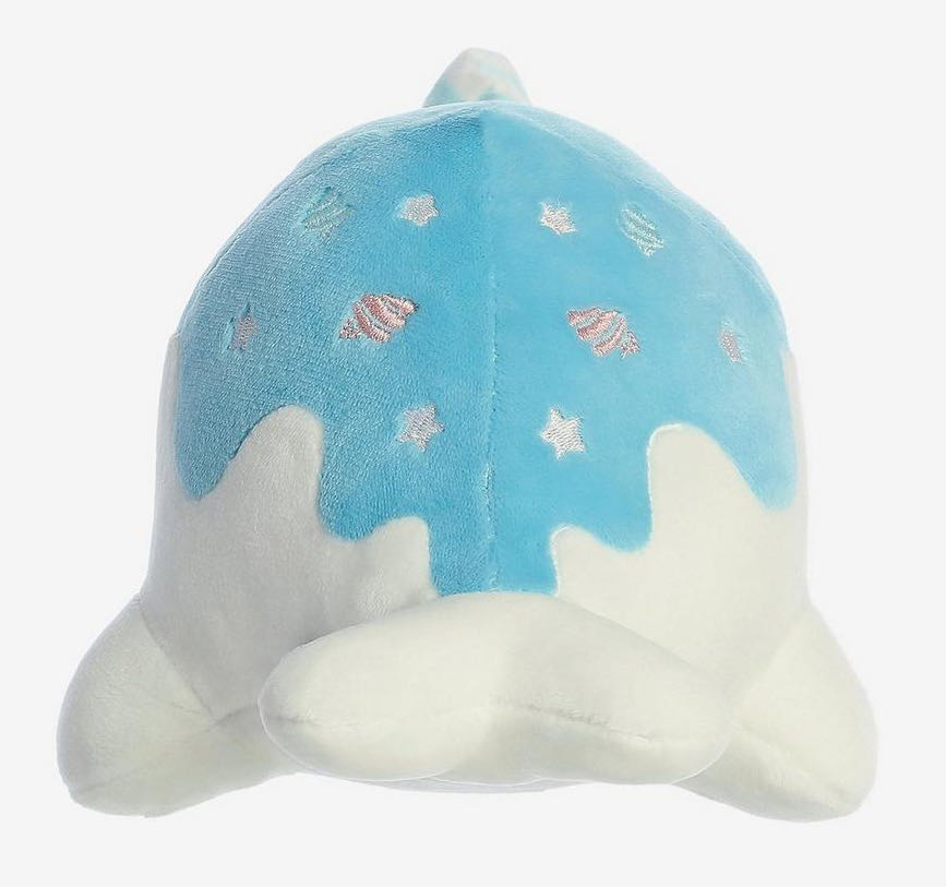 Tasty Peach • Blue Raspberry Norwhal  plush collectible - Main Image 4