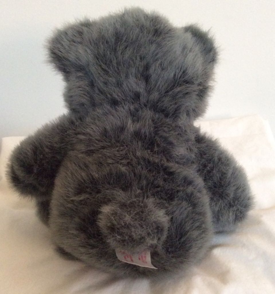 Cat-Dark Gray with Bow  plush collectible - Main Image 2