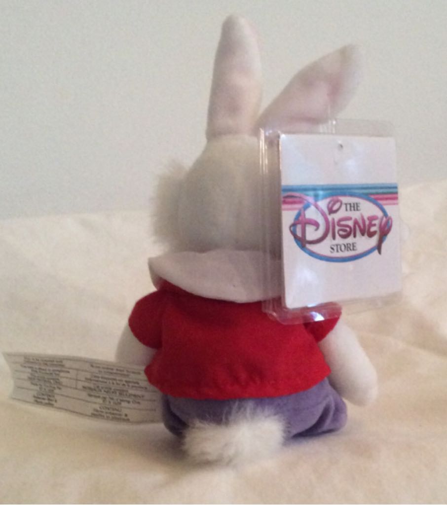 Disney White Rabbit Bean Bag  plush collectible - Main Image 2