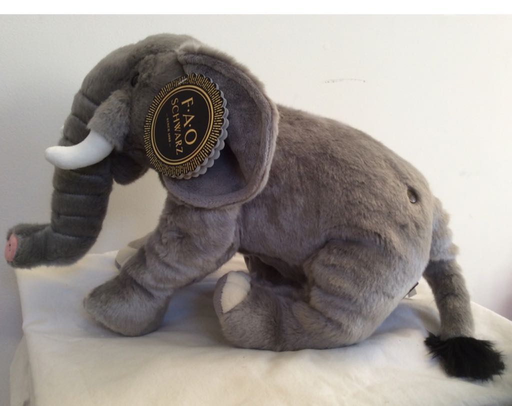 Elephant FAO Schwartz  plush collectible - Main Image 2