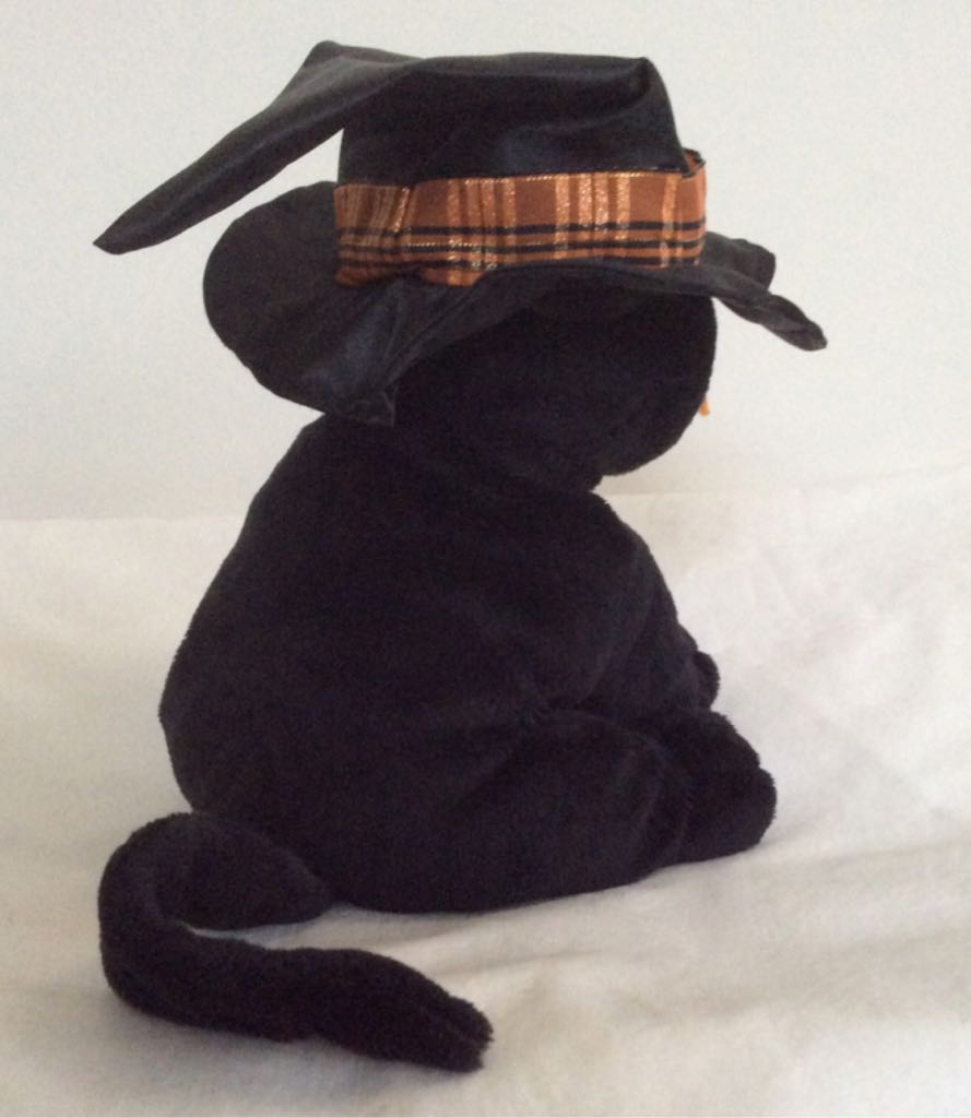 Halloween TY Pluffies Merlin Blk Cat  plush collectible - Main Image 2