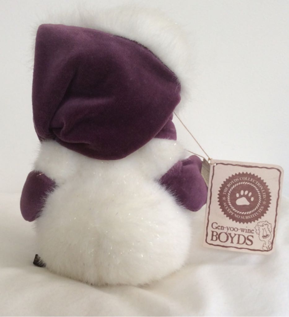 Xmas Bear-Boyd’s Silver Sparkle Snow Bear  plush collectible [Barcode 765867365791] - Main Image 2