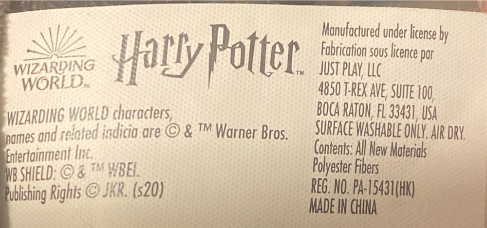 Harry Potter: Fang (14” Plush)  (United States) plush collectible [Barcode 886144273575] - Main Image 3