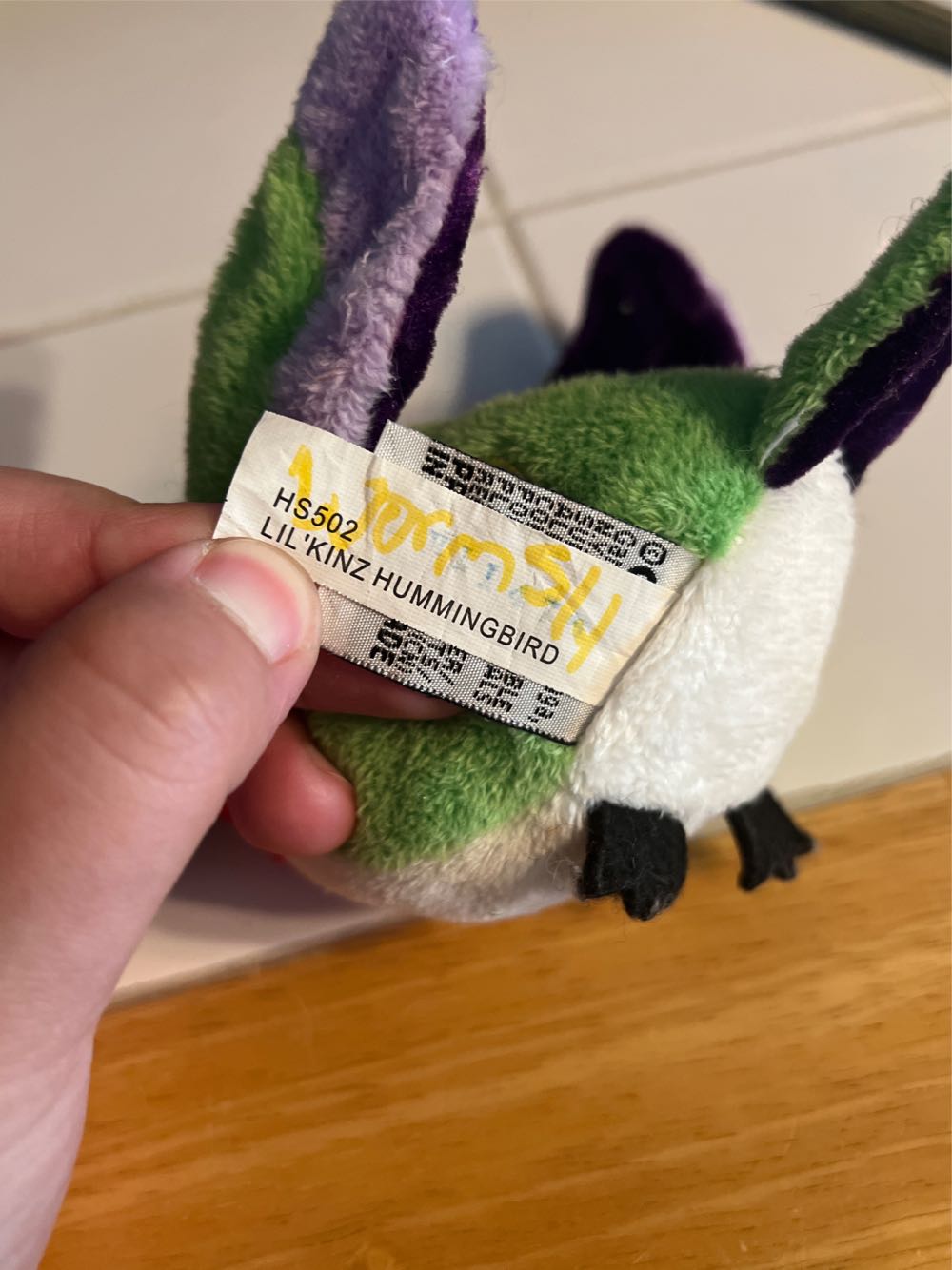 Webkinz Lil’ Kinz Hummingbird  plush collectible - Main Image 2