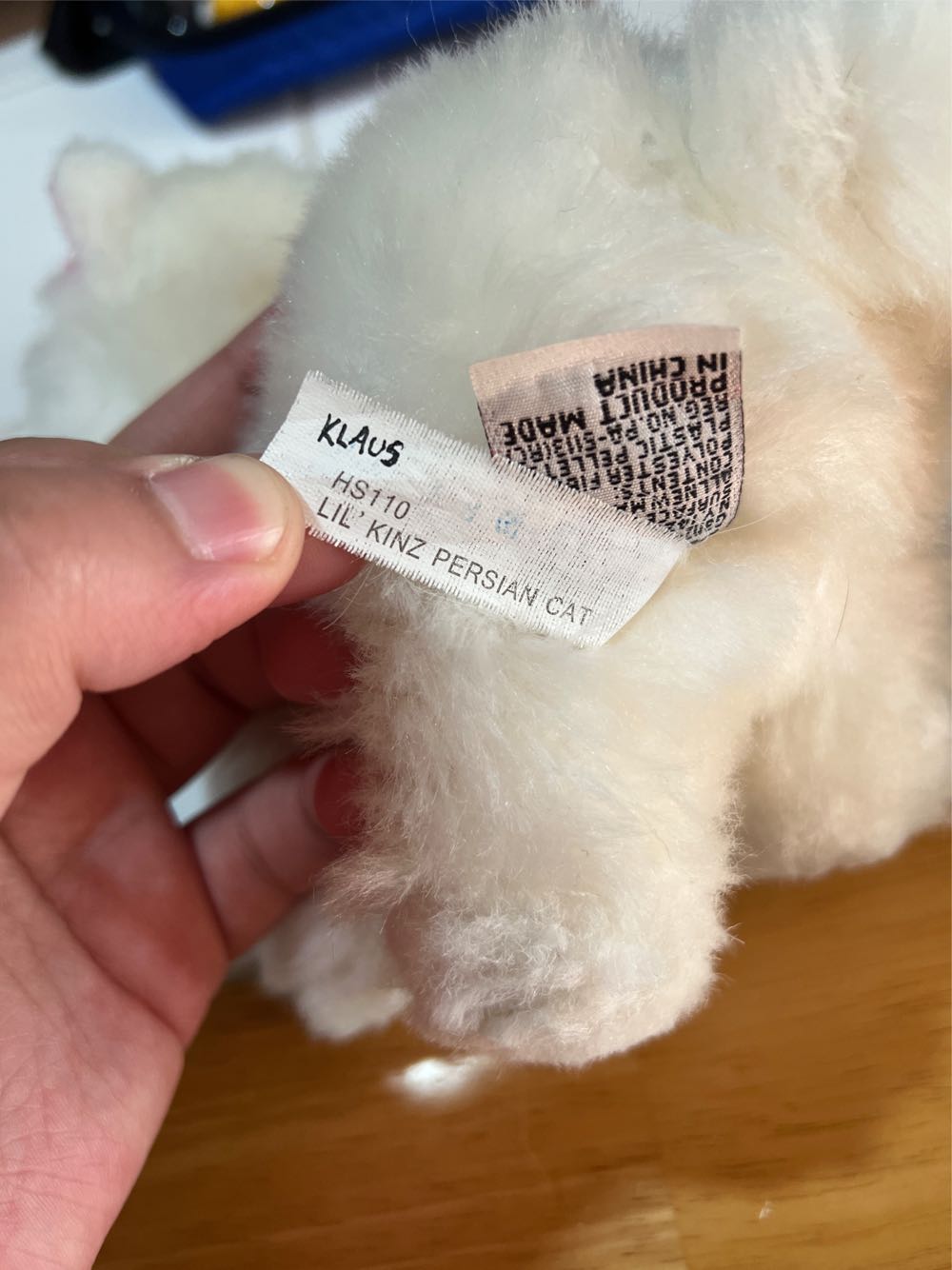 Webkinz Lil’ Kinz Persian Cat  plush collectible - Main Image 2