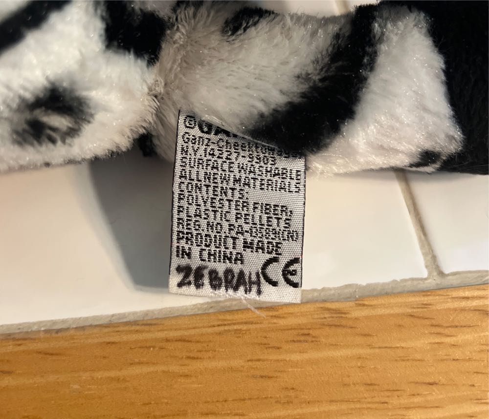 Webkinz Zebra plush collectible - Main Image 2