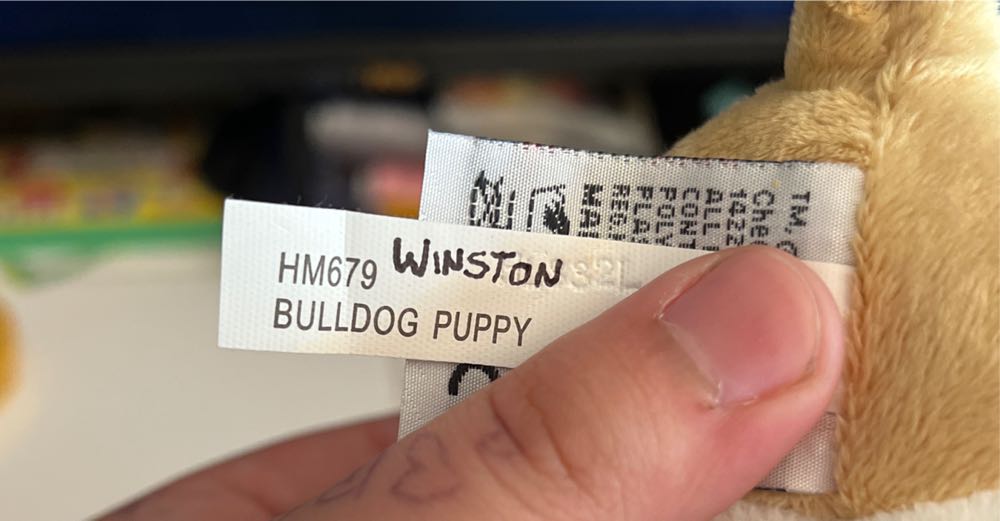 Webkinz Bulldog Puppy  plush collectible - Main Image 2