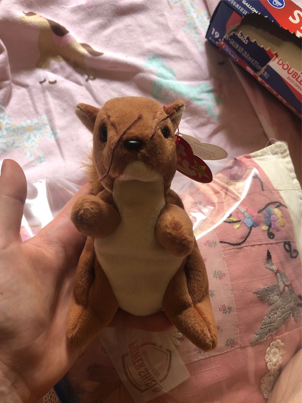Nuts The Squirrel  (United States) plush collectible [Barcode 008421041145] - Main Image 1