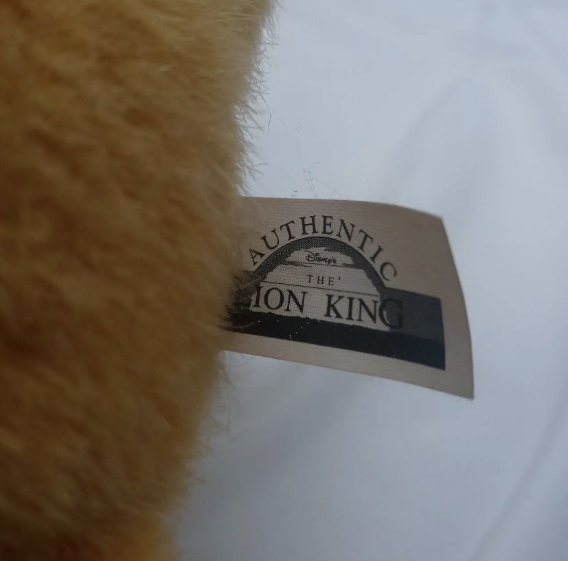 Simba vintage purring cub 1993 plush  plush collectible - Main Image 3