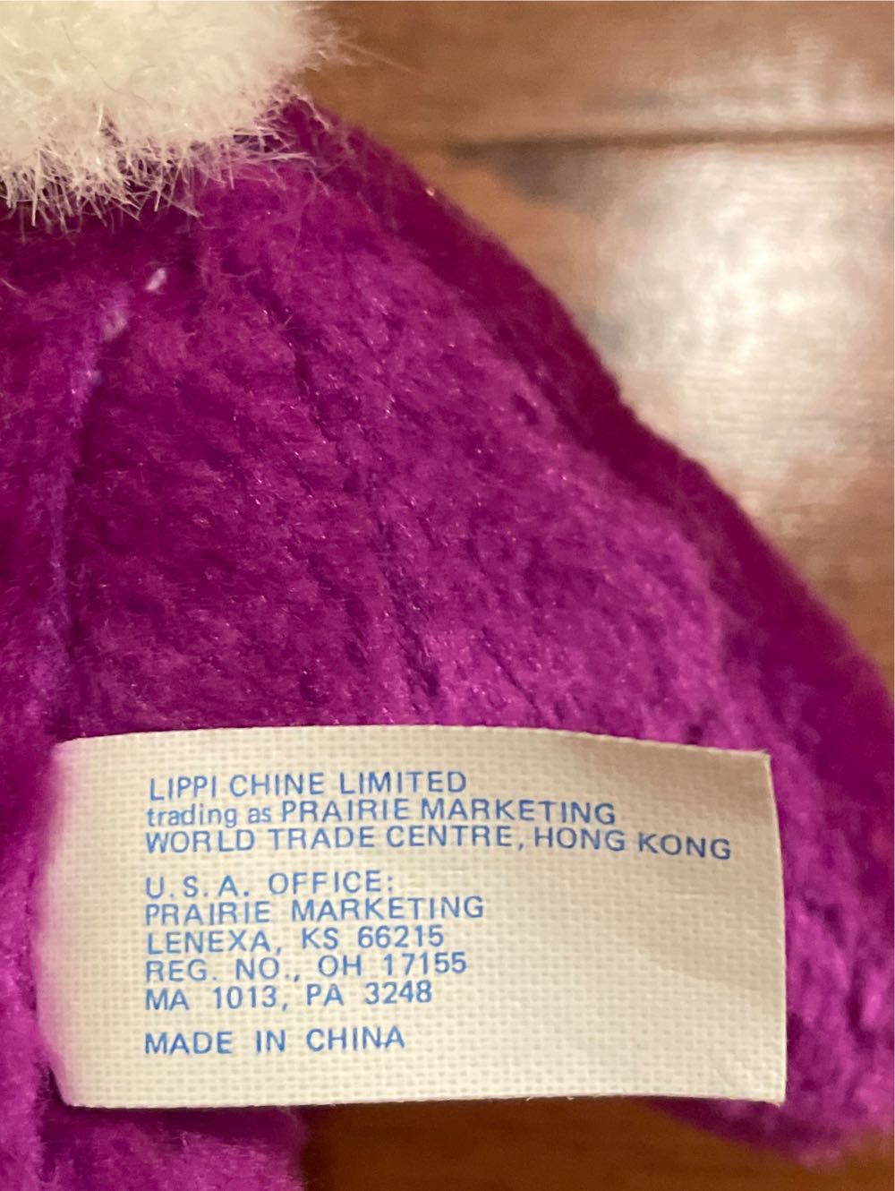 Purple Bunny  plush collectible - Main Image 2