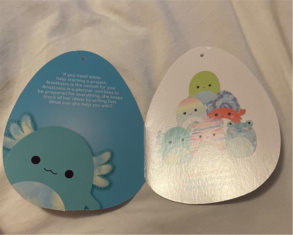 Anastasia The Axolotl  plush collectible [Barcode 734689640461] - Main Image 2