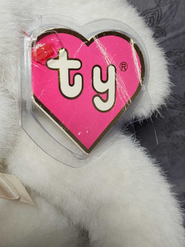 Nwt Ty Sally Winey ”buttercup” The Bunny Artist Signed W Mint Sw ...  plush collectible [Barcode 008421080120] - Main Image 2