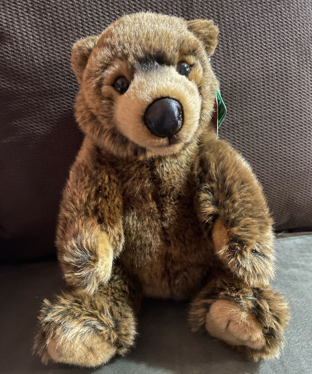 Living Nature Soft Toy Brown Bear Medium  plush collectible - Main Image 2