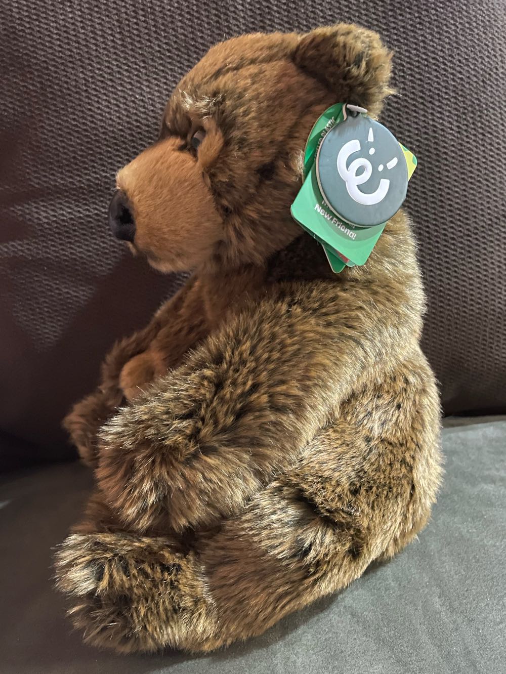 Living Nature Soft Toy Brown Bear Medium  plush collectible - Main Image 3