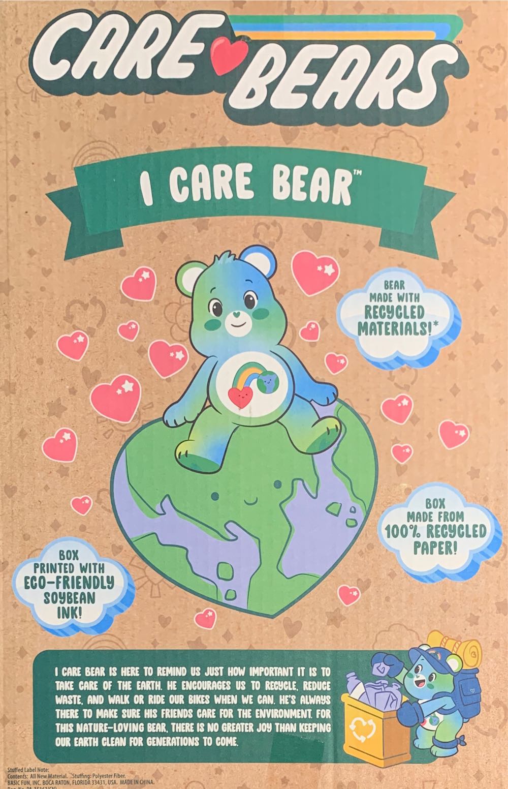 I Care Bear - Care Bears 14”  (United States) plush collectible [Barcode 885561224566] - Main Image 4