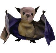 Batty the Bat - Brown/blue tye dye - Halloween  plush collectible [Barcode 008421040353] - Main Image 3