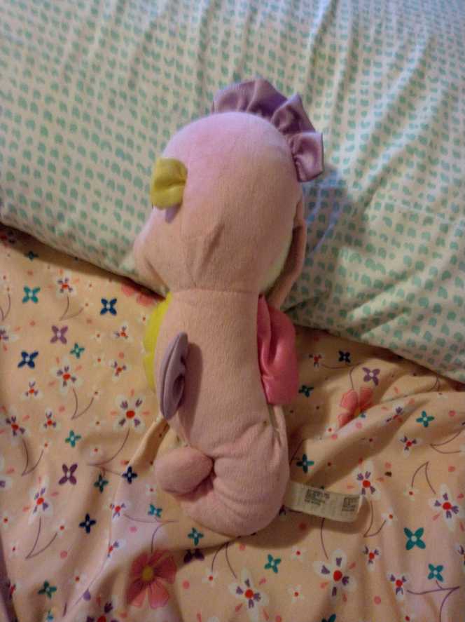 Soothe And Glow Sea Horse Fisher Price (Pink)  (United States) plush collectible - Main Image 2