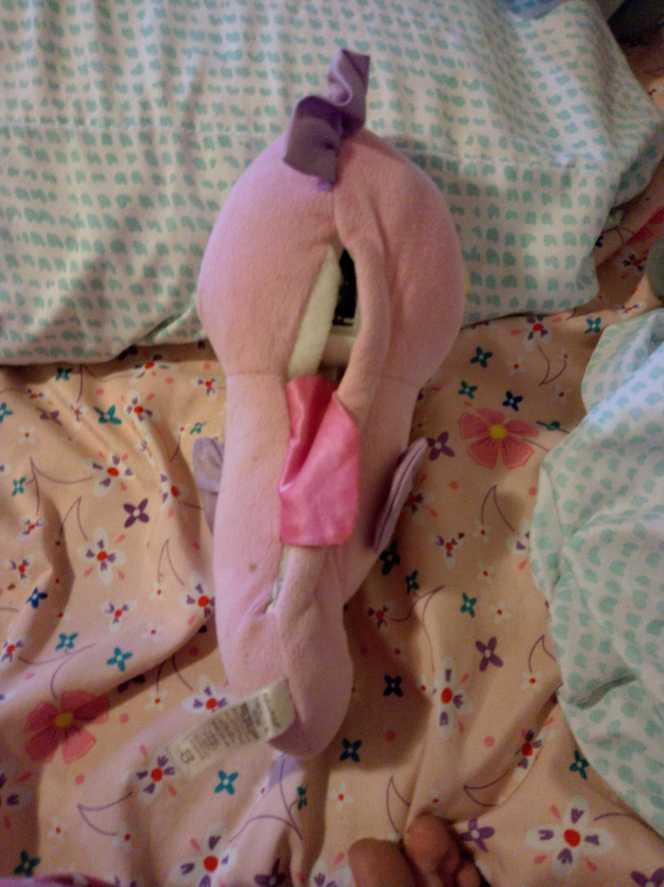 Soothe And Glow Sea Horse Fisher Price (Pink)  (United States) plush collectible - Main Image 3