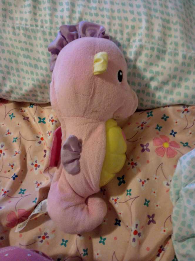 Soothe And Glow Sea Horse Fisher Price (Pink)  (United States) plush collectible - Main Image 4