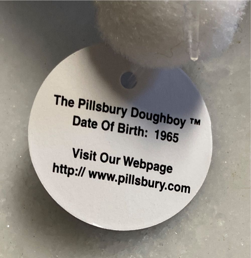 Pillsbury Doughboy Mini Bean Bag Doll  (United States) plush collectible - Main Image 2