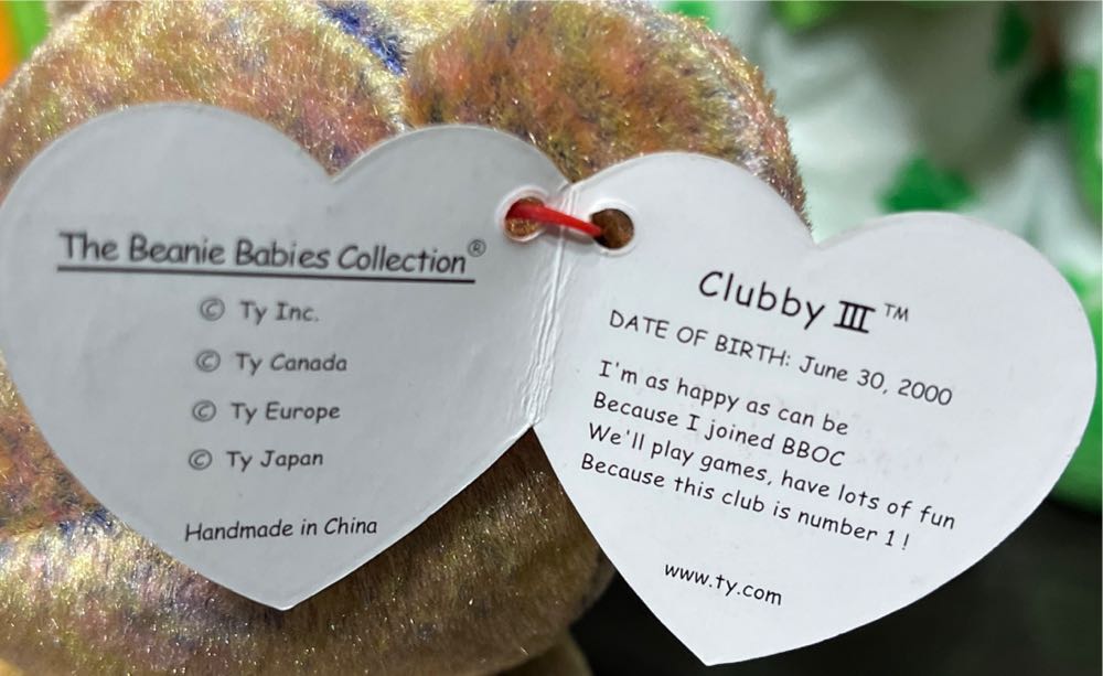 Clubby III The Bear  plush collectible - Main Image 3