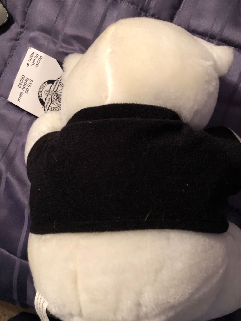 Bsi Products White Teddy Bear Indianapolis Motor Speedway Souvenir Stuffed Plush  plush collectible [Barcode 000522002520] - Main Image 2