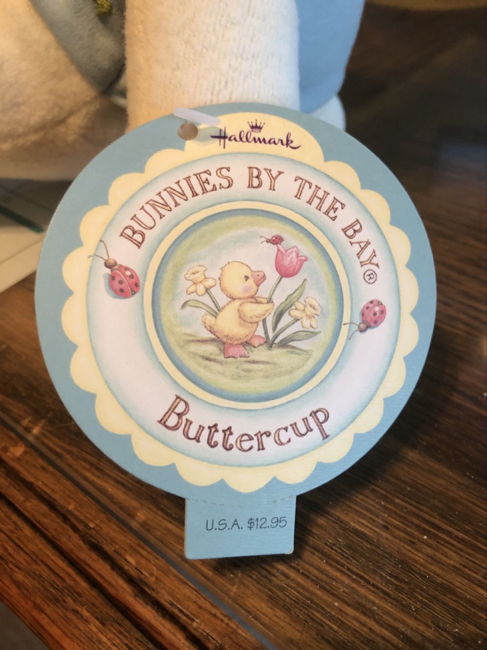 Hallmark Bunnies By Bay Buttercup  plush collectible [Barcode 015012742237] - Main Image 3