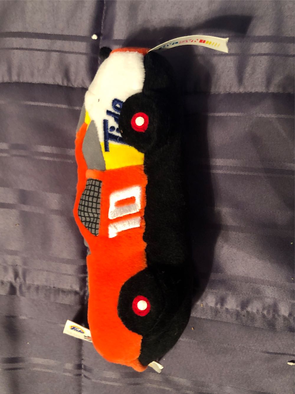 Ricky Rudds Tide #10 Nascar Car Shaped Beanie Racers Vintage With Tags  plush collectible [Barcode 615867001727] - Main Image 2