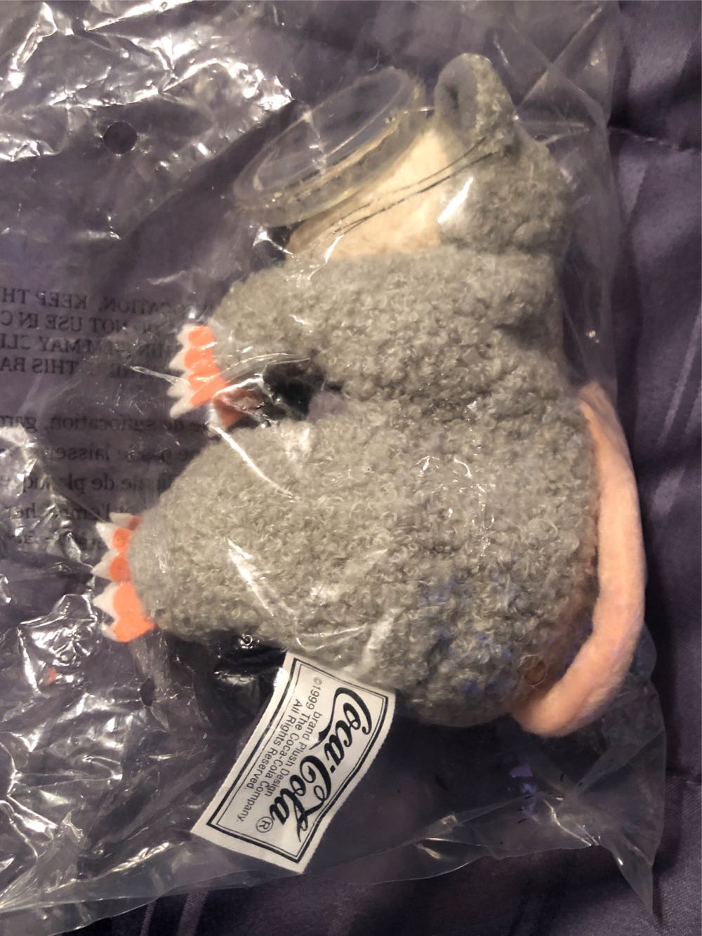 Coca Cola Possy The Opossum  plush collectible [Barcode 715429202293] - Main Image 2