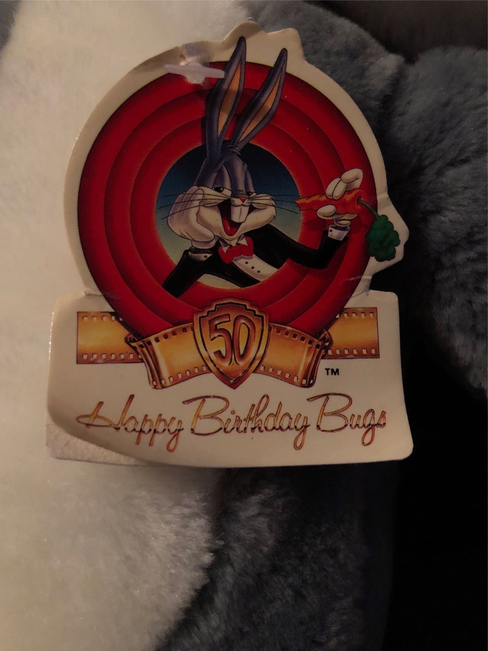 Bugs Bunny 50th Talking Anniversary 24K  plush collectible [Barcode 033012016967] - Main Image 2