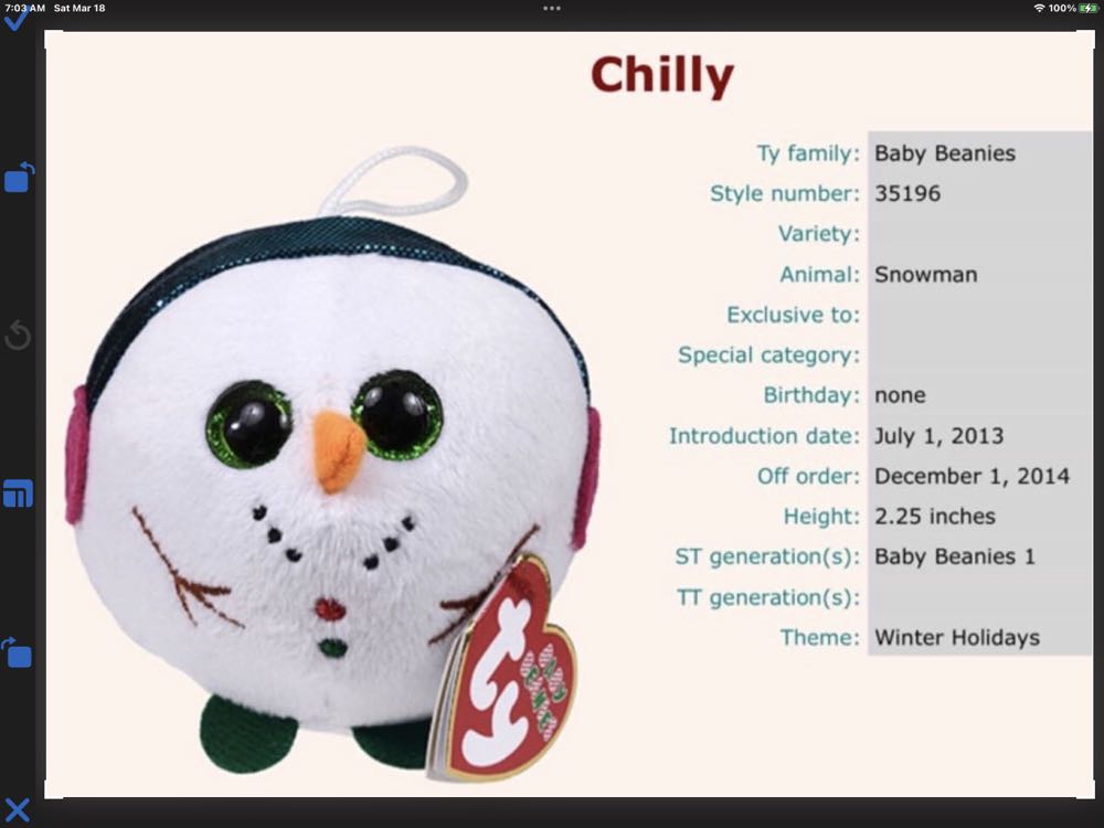 Mini Bean Bag Picnic Pooh 8”