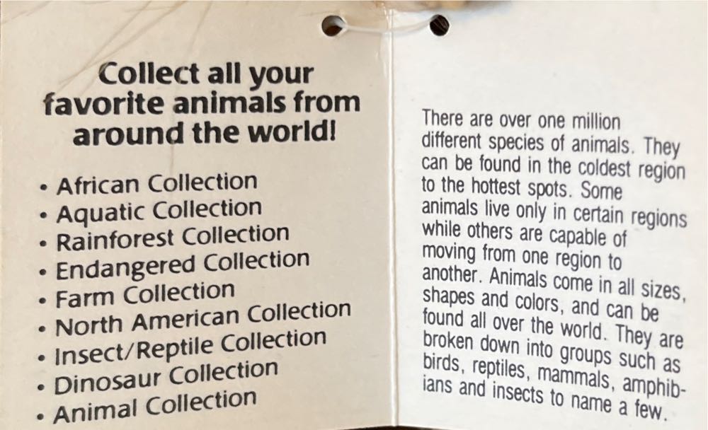 Nature Bean Buddies Lion  plush collectible - Main Image 3