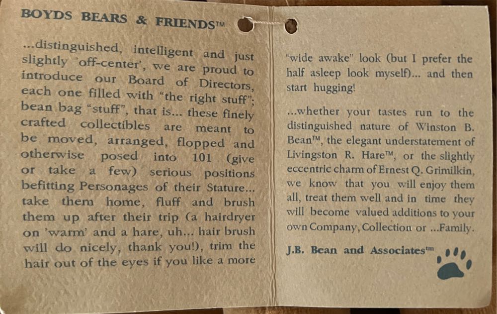 Boyds Bear Lion  plush collectible - Main Image 2