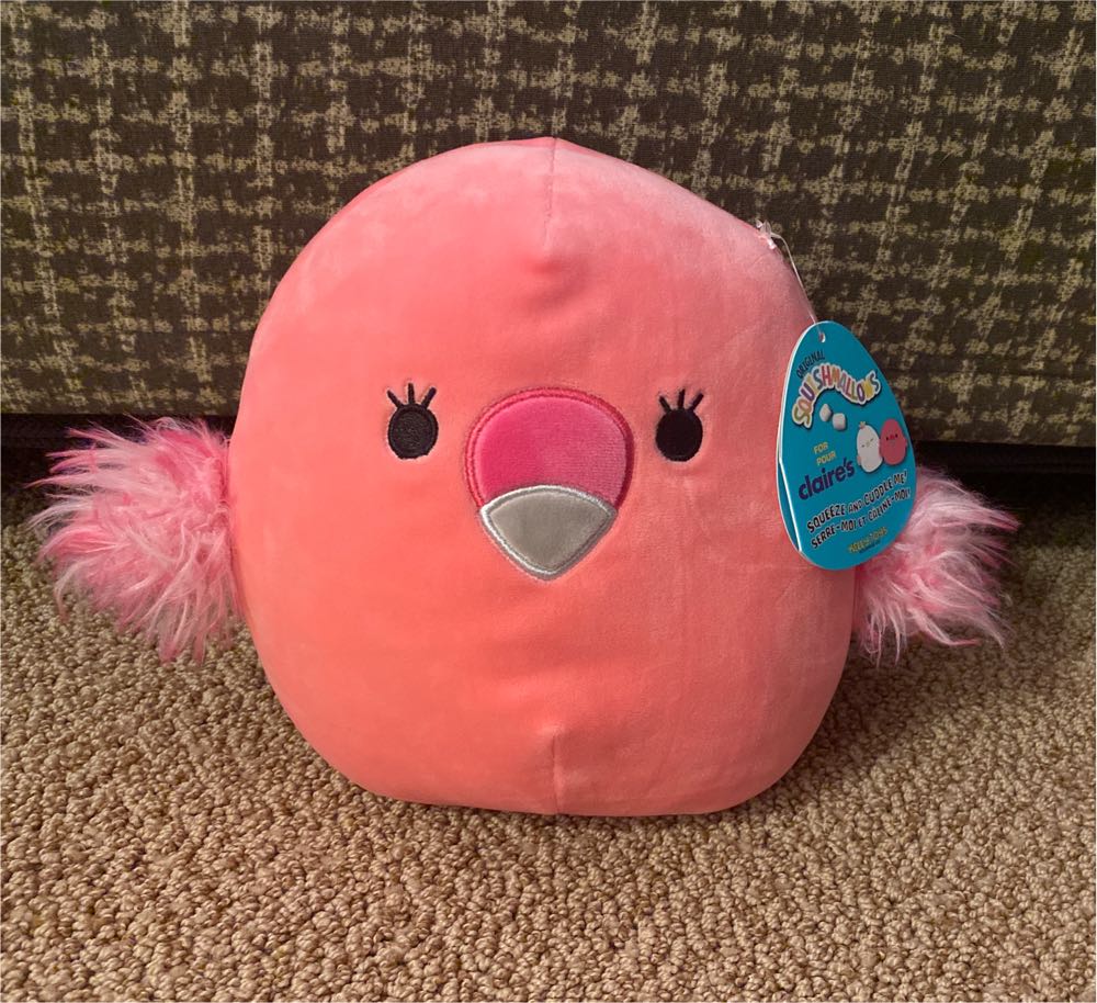 Cookie the Flamingo 8”  plush collectible [Barcode 734689433001] - Main Image 2