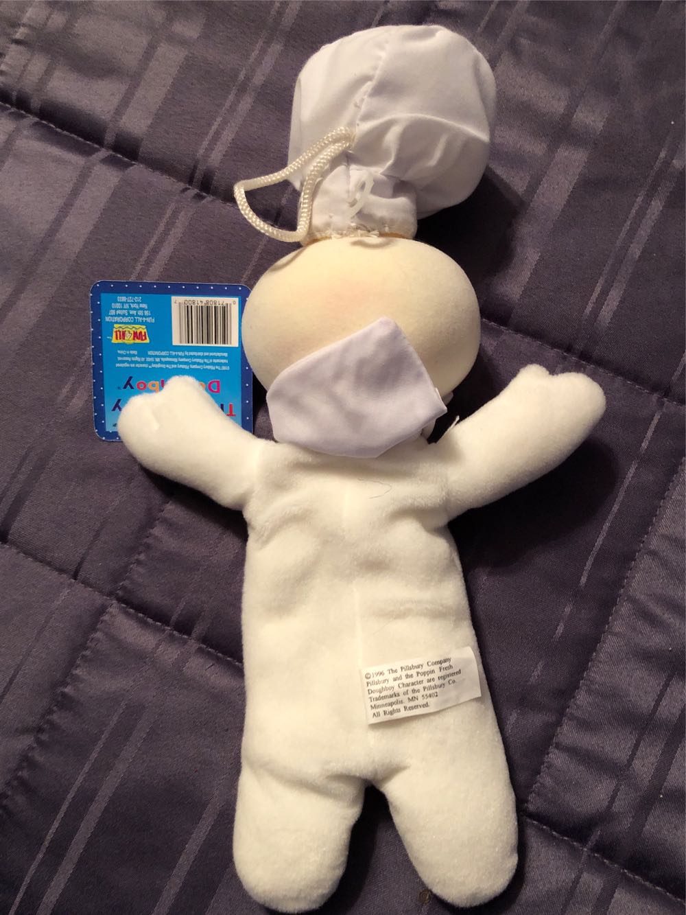 Pillsbury Dough Boy By Fun4all  plush collectible [Barcode 071808418007] - Main Image 2