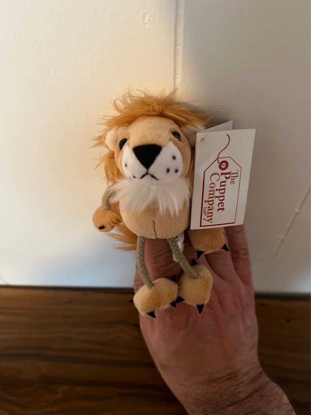 The Puppet Co Finger Lion  plush collectible - Main Image 2