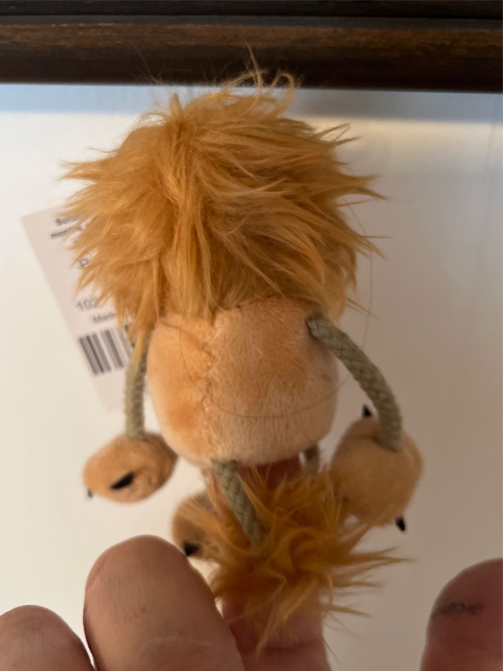 The Puppet Co Finger Lion  plush collectible - Main Image 3