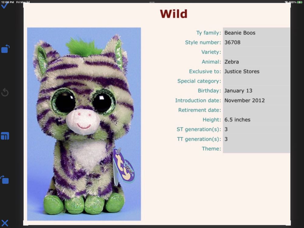 Estephania Butterfly 7.5”