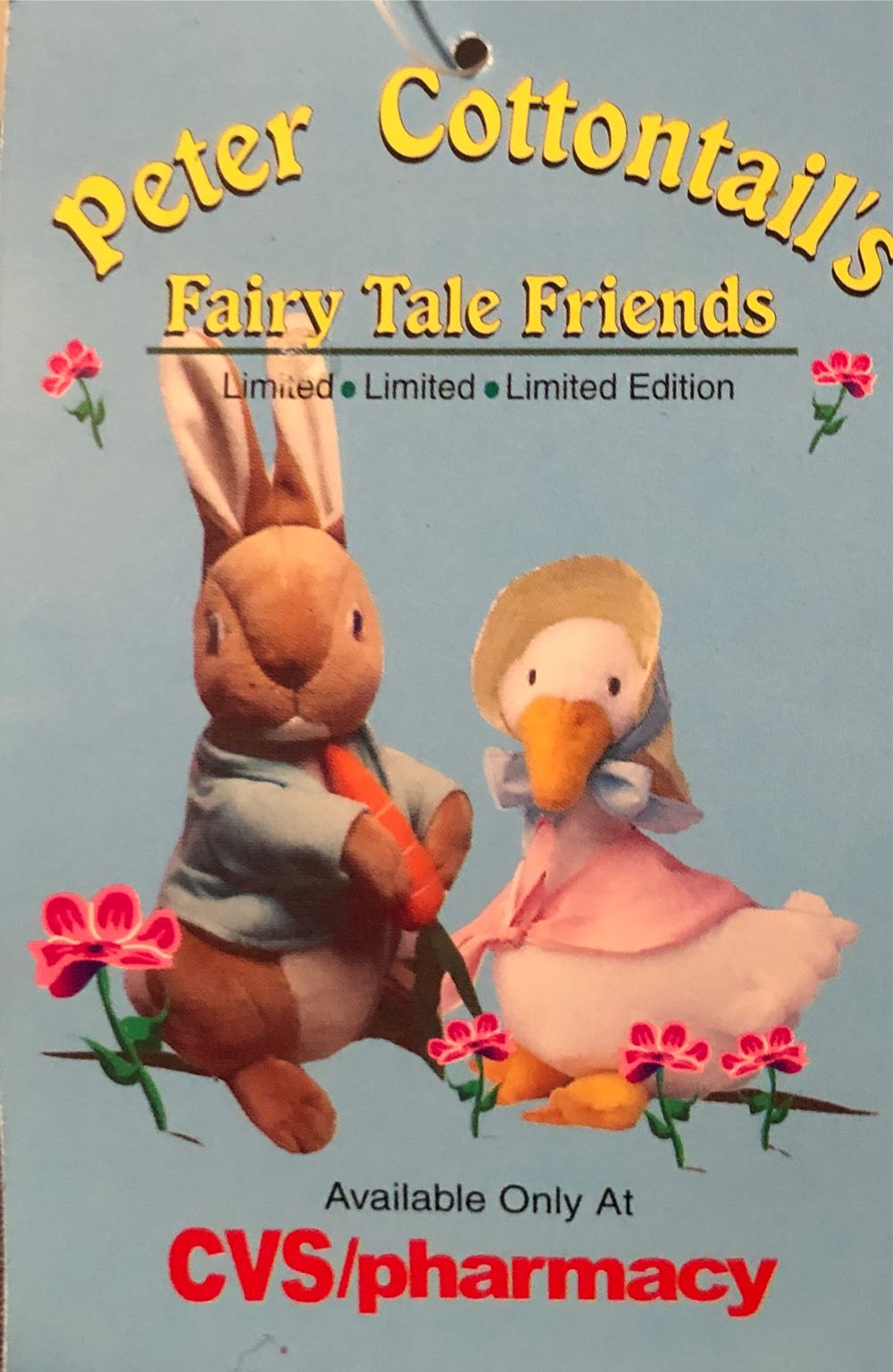 CVS Peter Cottontail Mrs Cottontail  plush collectible [Barcode 719579069331] - Main Image 4