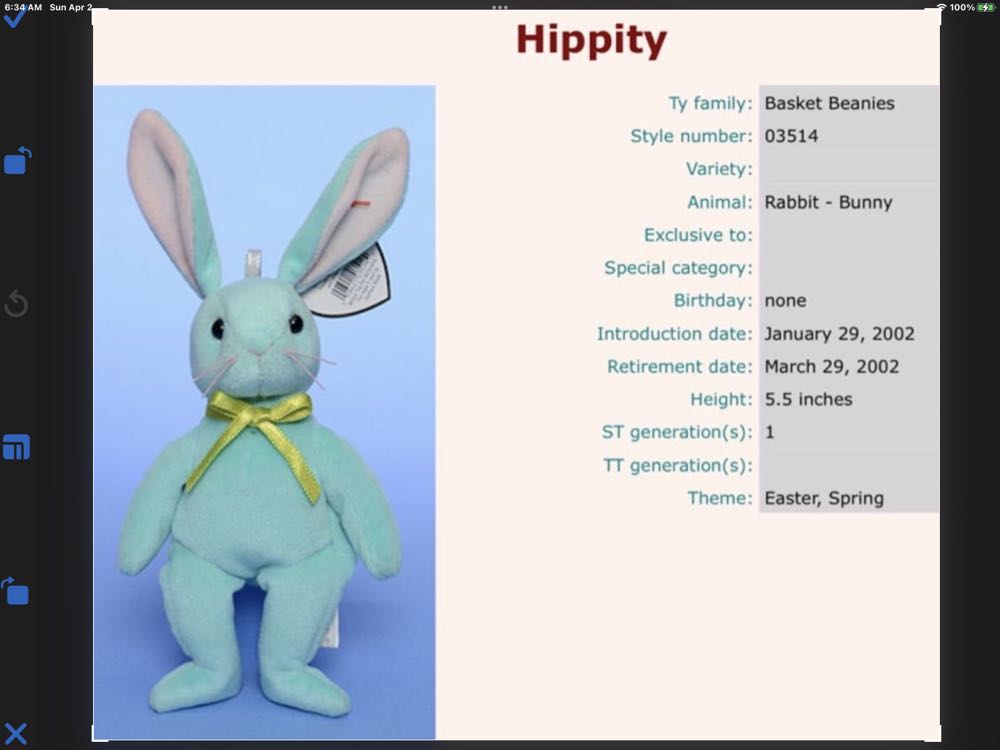 Beanie Boos - Cherry The Dog