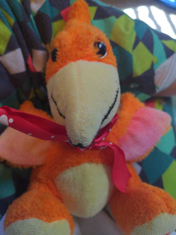 Valentine’s Pterodactyl  (China) plush collectible [Barcode 734689108787] - Main Image 1