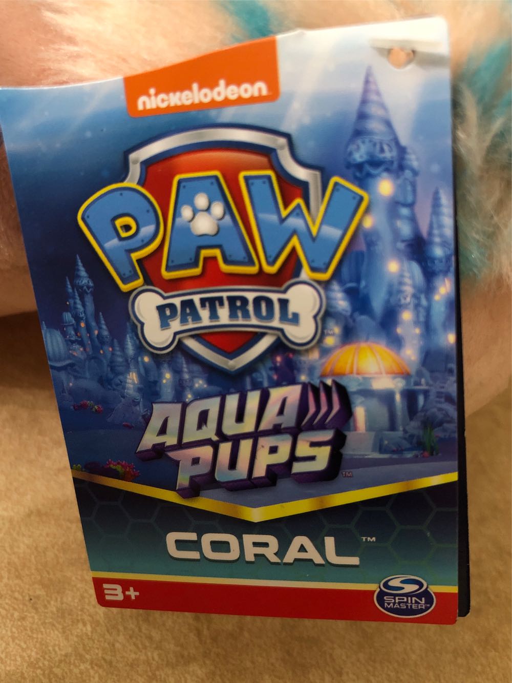 PAW PATROL Aqua Pups CORAL  plush collectible - Main Image 2