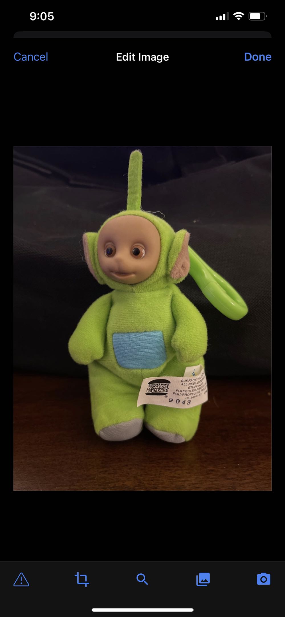 Burger King Kids Club Teletubbies  plush collectible - Main Image 2