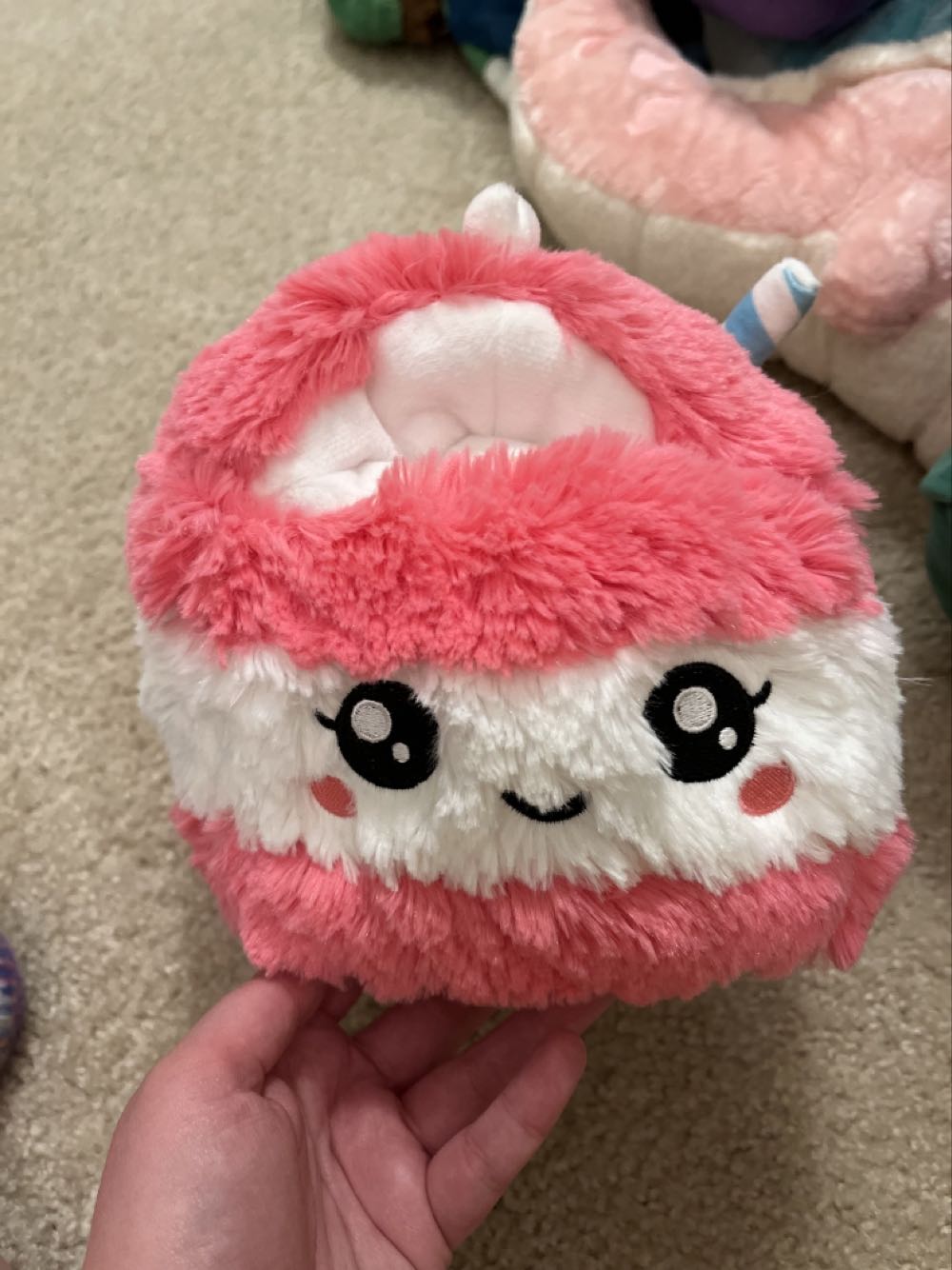 Little Buddy Super Mario All Star Collection Blooper Stuffed Plush 6.5” Multicolor