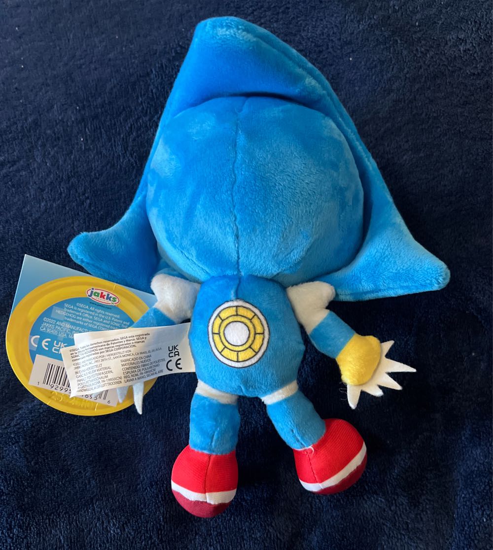 Classic Metal Sonic  (United States) plush collectible [Barcode 192995416956] - Main Image 2