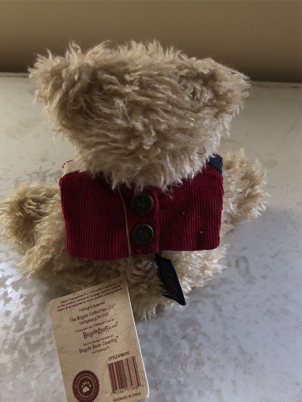 **Tyler Glorybear Boyd’s Bears  plush collectible [Barcode 765867975884] - Main Image 2