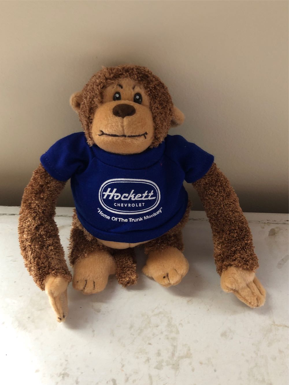 **Hockett Chevrolet Monkey  plush collectible - Main Image 1